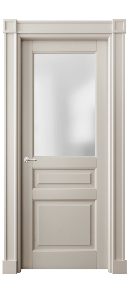 Межкомнатная дверь Toscana Plano 6304 Бук светло-бежевый Сатинированное стекло Цена 101183 ₽ | Volhovec