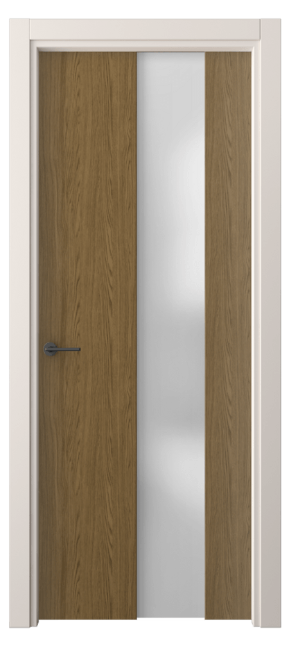 Межкомнатная дверь Freedom 4226 Торфяной дуб Сатинированное стекло Цена 40799 ₽ | Volhovec