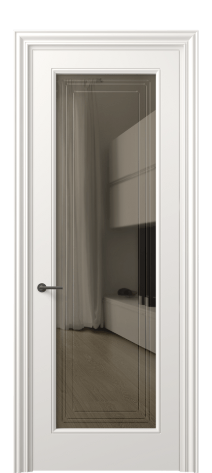 Дверь межкомнатная Mascot 8400 Матовый пудровый белый Прозрачное бронзовое стекло с гравировкой "Грани", триплекс, 7 мм Фигурный наличник МПБЛ Цена 62079 ₽ Наличники уже входят в базовый комплект. Фабрика дверей Волховец 8 (800) 551 43 19 Межкомнатная дверь Mascot 8400 Матовый пудровый белый Прозрачное бронзовое стекло с гравировкой "Грани", триплекс, 7 мм Цена 62079 ₽ | Volhovec