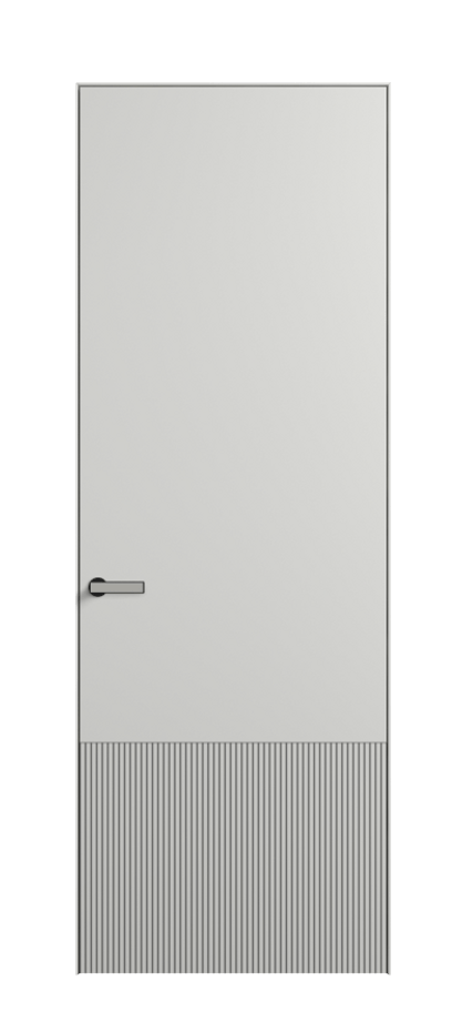 Межкомнатная дверь Вельвет АКП 8202 Матовый светло-серый. Цена 77520  | Volhovec