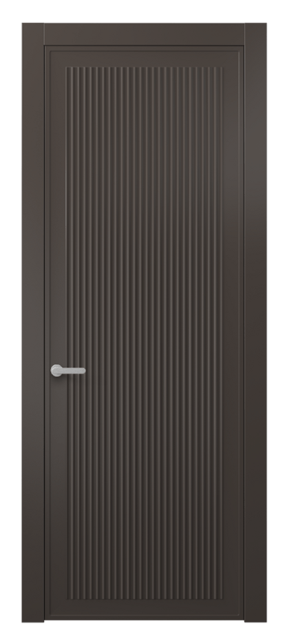 Дверь межкомнатная Альба 8642 Матовый антрацит Гладкий компланарный наличник МАН Цена 47999 ₽ Наличники уже входят в базовый комплект. Фабрика дверей Волховец 8 (800) 551 43 19 Межкомнатная дверь Альба 8642 Матовый антрацит Цена 47999 ₽ | Volhovec