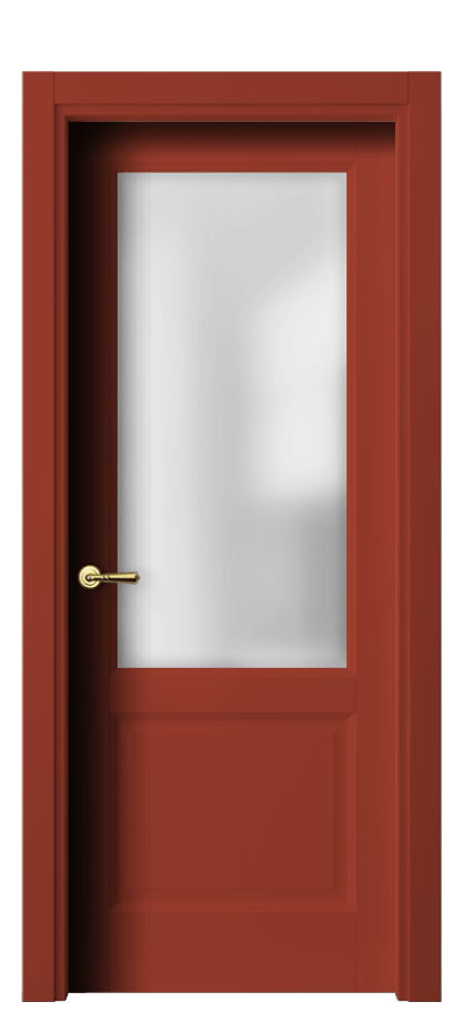 Межкомнатная дверь Galant 1422 Матовый белоснежный Сатинированное стекло Цена 64099 ₽ | Volhovec