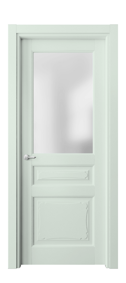 Межкомнатная дверь Toscana Elegante 6324 Бук белоснежный Сатинированное стекло Цена 99279 ₽ | Volhovec