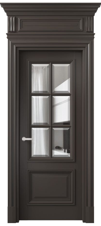 Дверь межкомнатная Антик 7312 Матовый антрацит Прозрачное стекло с фацетом КЭП + Объёмный фриз + Карниз МАН Цена 181709 ₽ Наличники уже входят в базовый комплект. Фабрика дверей Волховец 8 (800) 551 43 19 Межкомнатная дверь Антик 7312 Матовый антрацит Прозрачное стекло с фацетом Цена 181709 ₽ | Volhovec