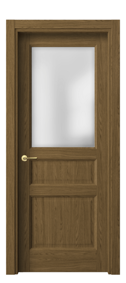 Межкомнатная дверь Галант 1432 Торфяной дуб Сатинированное стекло Цена 30374 ₽ | Volhovec