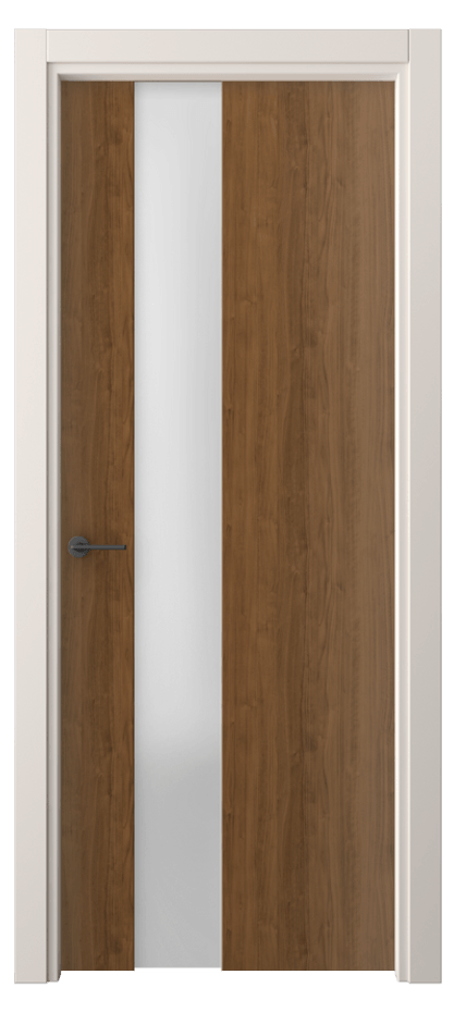 Межкомнатная дверь Freedom 4224 Лесной орех Сатинированное стекло Цена 30639 ₽ | Volhovec