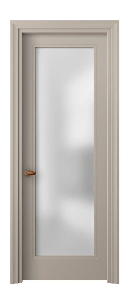 Дверь межкомнатная Esse 8502 Матовый бисквитный Сатинированное стекло Фигурный универсальный наличник МБСК Цена 52879 ₽ Наличники уже входят в базовый комплект. Фабрика дверей Волховец 8 (800) 551 43 19 Межкомнатная дверь Esse 8502 Матовый бисквитный Сатинированное стекло Цена 52879 ₽ | Volhovec