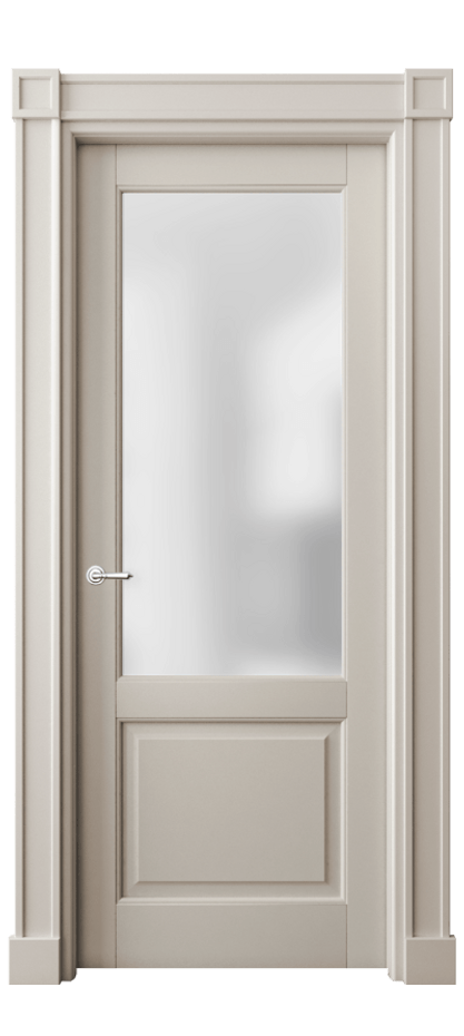 Межкомнатная дверь Toscana Plano 6302 Бук светло-бежевый Сатинированное стекло Цена 97983 ₽ | Volhovec