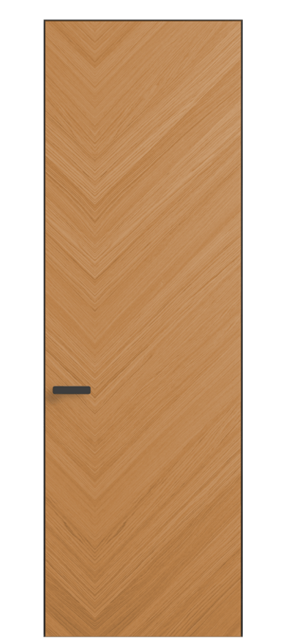 Дверь межкомнатная Rift АКП 0201 Дуб миндальный матовый рифт  Скрытый короб Черный Цена 120980 сом Наличники уже входят в базовый комплект. Фабрика дверей Волховец 8 (800) 551 43 19 Межкомнатная дверь Rift АКП 0201 Дуб миндальный матовый рифт  Цена 120980 сом | Volhovec