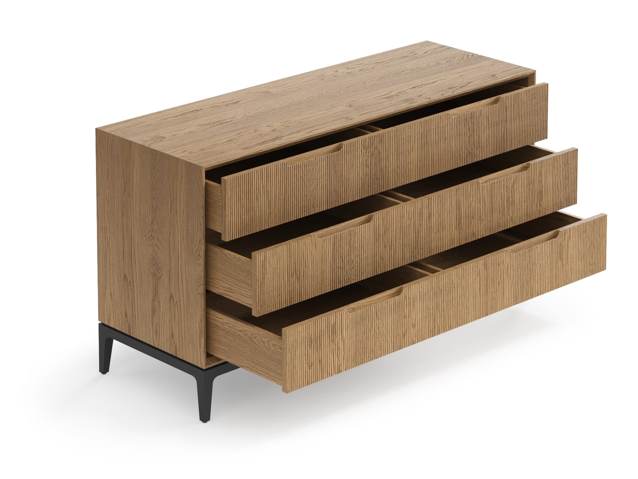 Комод Velvet 6 ящиков дуб мускатный матовый
