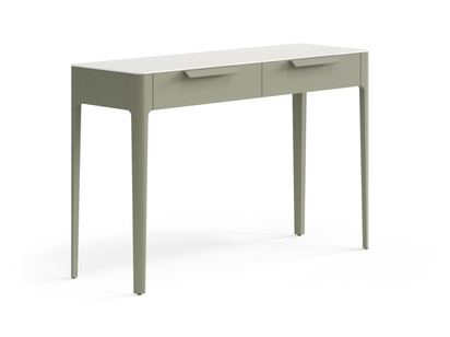 Мебель Консоль Piega 2 ящика. Цвет Матовый оливковый тёмный. Материал Гладкая эмаль. Коллекция Консоль Piega 2 ящика. Фото. Мебель Консоль Piega 2 ящика. Цвет Матовый оливковый тёмный. Материал Гладкая эмаль. Коллекция Консоль Piega 2 ящика. Картинка.