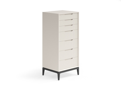 Мебель Комод Velvet 7 ящиков. Цвет Матовый облачно-серый. Материал Гладкая эмаль. Коллекция Комод Velvet 7 ящиков. Картинка.