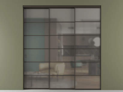 Алюминевая перегородка АЛПР 040.04_ААН_Серый сатин триплекс_new. Цвет Алюминий антрацит. Материал Алюминий в эмали. Коллекция Перегородка Formato внутри проёма телескопик синхро 2. Фото. Алюминевая перегородка АЛПР 040.04_ААН_Серый сатин триплекс_new. Цвет Алюминий антрацит. Материал Алюминий в эмали. Коллекция Перегородка Formato внутри проёма телескопик синхро 2. Картинка.