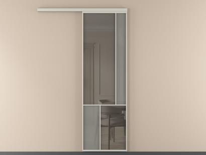 Алюминевая перегородка vd1_1 Алюминий тёплый серый Серый сатин матовое + Серый прозрачное. Цвет Алюминий тёплый серый. Материал Алюминий в эмали. Коллекция Перегородка Mosaic вдоль стены одностворчатая. Фото. Алюминевая перегородка vd1_1 Алюминий тёплый серый Серый сатин матовое + Серый прозрачное. Цвет Алюминий тёплый серый. Материал Алюминий в эмали. Коллекция Перегородка Mosaic вдоль стены одностворчатая. Картинка.