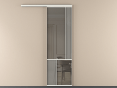 Алюминевая перегородка vd1_1 Алюминий светло-серый Серый сатин матовое + Серый прозрачное. Цвет Алюминий светло-серый. Материал Алюминий в эмали. Коллекция Перегородка Mosaic вдоль стены одностворчатая. Фото. Алюминевая перегородка vd1_1 Алюминий светло-серый Серый сатин матовое + Серый прозрачное. Цвет Алюминий светло-серый. Материал Алюминий в эмали. Коллекция Перегородка Mosaic вдоль стены одностворчатая. Картинка.