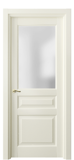 Дверь межкомнатная 0710 ММБ САТ. Цвет Матовый молочно-белый. Материал Гладкая эмаль. Коллекция Лигнум. Картинка.