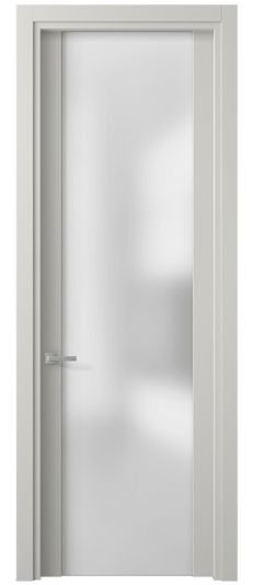 Дверь межкомнатная 4114 МСР САТ. Цвет Матовый серый. Материал Гладкая эмаль. Коллекция Planum. Картинка.