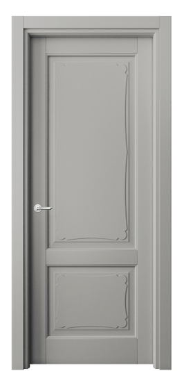 Дверь межкомнатная 6323 БНСР. Цвет Бук нейтральный серый. Материал Массив бука эмаль. Коллекция Toscana Elegante. Картинка.