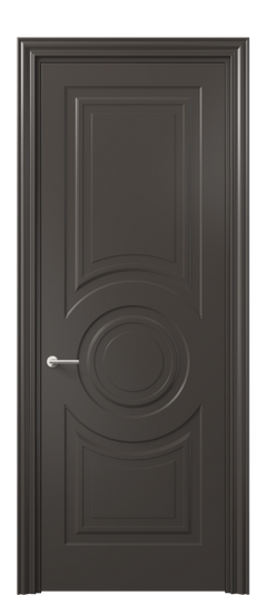 Дверь межкомнатная 8461 МАН. Цвет Матовый антрацит. Материал Гладкая эмаль. Коллекция Маскот. Картинка.