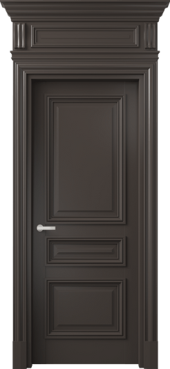 Дверь межкомнатная 7305 МАН . Цвет Матовый антрацит. Материал Гладкая эмаль. Коллекция Антик. Картинка.