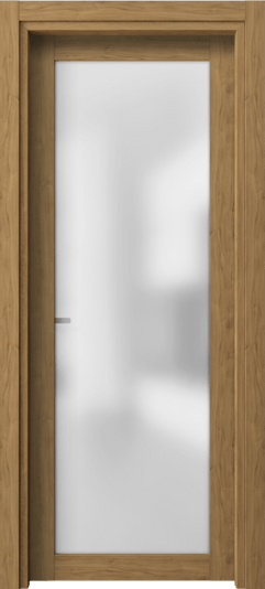 Дверь межкомнатная 2102 ГОР САТ. Цвет Грецкий орех. Материал Ламинатин. Коллекция Neo. Картинка.