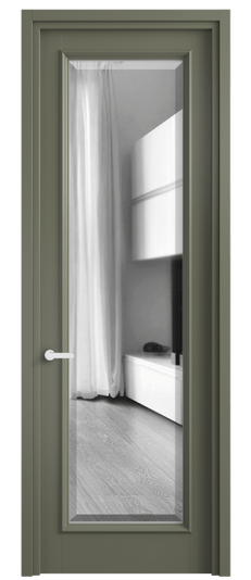 Межкомнатная дверь 6702 МОТ ЗЕР ФАЦ. Цвет Матовый оливковый тёмный. Материал Гладкая эмаль. Коллекция Шарм. Фото. Дверь межкомнатная 6702 МОТ ЗЕР ФАЦ. Цвет Матовый оливковый тёмный. Материал Гладкая эмаль. Коллекция Шарм. Картинка.