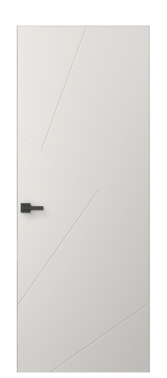 Дверь межкомнатная АКП 8058 МПБЛ. Цвет Матовый пудровый белый. Материал Гладкая эмаль. Коллекция Linea. Картинка.