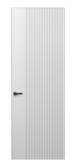 Дверь межкомнатная АКП 8643 ГРН. Цвет Грунт под покраску. Материал Грунт под покраску. Коллекция Alba. Картинка.