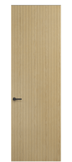 Дверь межкомнатная ПУ 0017 ДБН. Цвет Дуб натур. Материал Шпон ценных пород. Коллекция Селект. Картинка.