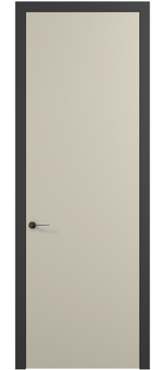 Дверь межкомнатная 0010 МБСР. Цвет Матовый бежево-серый. Материал Гладкая эмаль. Коллекция Planum Pro. Картинка.
