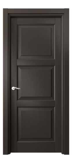 Дверь межкомнатная 0731 ДАН. Цвет Дуб антрацит. Материал Массив дуба эмаль. Коллекция Лигнум. Картинка.