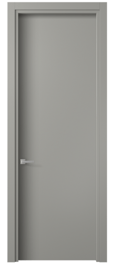 Дверь межкомнатная 0010 МНСР. Цвет Матовый нейтральный серый. Материал Гладкая эмаль. Коллекция Planum. Картинка.