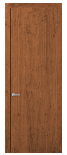 Дверь межкомнатная 0010 ОМДМ. Цвет Орех медный матовый. Материал Шпон НатурВуд. Коллекция Планум. Картинка.