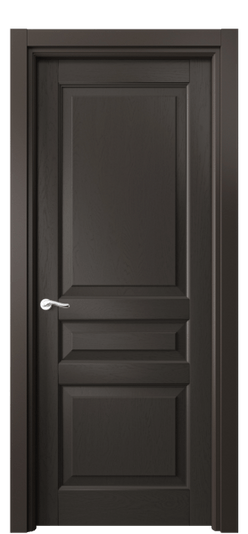 Дверь межкомнатная 0711 ДАН. Цвет Дуб антрацит. Материал Массив дуба эмаль. Коллекция Лигнум. Картинка.