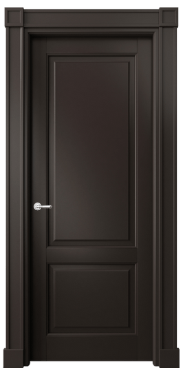 Дверь межкомнатная 6303 МАН . Цвет Матовый антрацит. Материал Гладкая эмаль. Коллекция Тоскана Плано. Картинка.