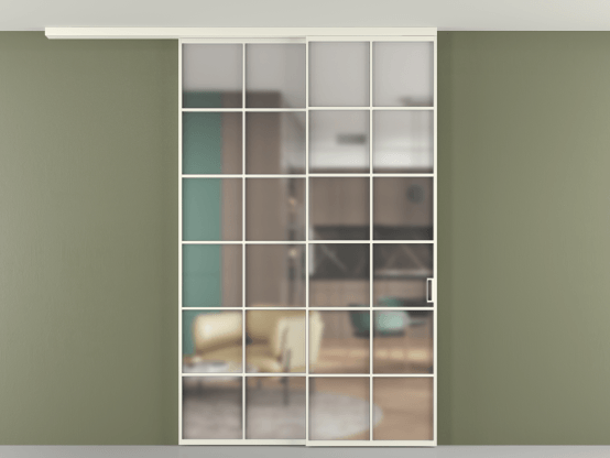 Алюминевая перегородка АЛПР 040.05_АЖМ_Matelux Crystalvision_new. Цвет Алюминий жемчужный. Материал Алюминий в эмали. Коллекция Перегородка Formato вдоль стены на потолок 2 створки с синхронным механизмом. Фото. Алюминевая перегородка АЛПР 040.05_АЖМ_Matelux Crystalvision_new. Цвет Алюминий жемчужный. Материал Алюминий в эмали. Коллекция Перегородка Formato вдоль стены на потолок 2 створки с синхронным механизмом. Картинка.