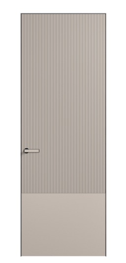 Дверь межкомнатная АКУ 8203 МСБЖ Матовый светло-бежевый. Цвет Матовый светло-бежевый. Материал Гладкая эмаль. Коллекция Velvet. Картинка.
