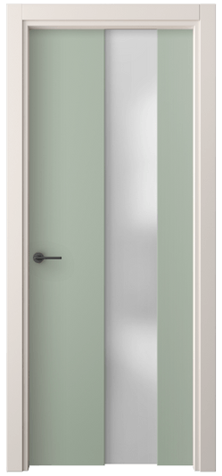Дверь межкомнатная 4226 ПЭСО САТ. Цвет ПЭТ светло-оливковый. Материал ПЭТ. Коллекция Freedom. Картинка.