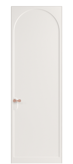 Дверь межкомнатная 7503 МПБЛ. Цвет Матовый пудровый белый. Материал Гладкая эмаль. Коллекция Softform. Картинка.