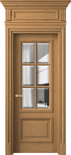 Дверь межкомнатная 7312 ДПШ.М ПРОЗ Ф. Цвет Дуб пшеничный матовый. Материал Массив дуба матовый. Коллекция Antique. Картинка.