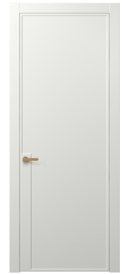 Дверь межкомнатная АКП 8603 МССР. Цвет Матовый светло-серый. Материал Гладкая эмаль. Коллекция Frame. Картинка.