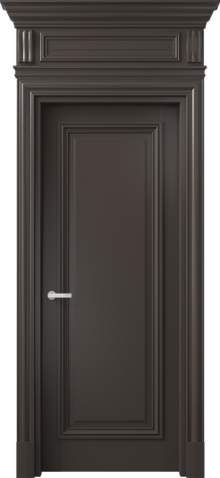 Дверь межкомнатная 7301 МАН . Цвет Матовый антрацит. Материал Гладкая эмаль. Коллекция Антик. Картинка.