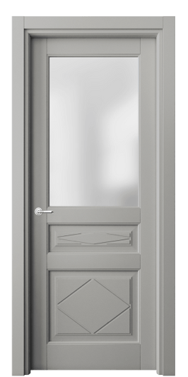 Межкомнатная дверь 6344 БНСР САТ. Цвет Бук нейтральный серый. Материал Массив бука эмаль. Коллекция Toscana Rombo. Фото. Дверь межкомнатная 6344 БНСР САТ. Цвет Бук нейтральный серый. Материал Массив бука эмаль. Коллекция Toscana Rombo. Картинка.