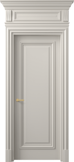 Дверь межкомнатная 7301 МОС. Цвет Матовый облачно-серый. Материал Гладкая эмаль. Коллекция Антик. Картинка.