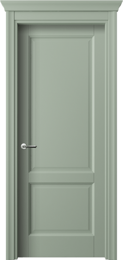 Дверь межкомнатная 1421 ПЭСО. Цвет ПЭТ светло-оливковый. Материал ПЭТ. Коллекция Galant. Картинка.