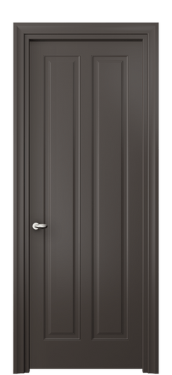 Дверь межкомнатная 8511 МАН. Цвет Матовый антрацит. Материал Гладкая эмаль. Коллекция Эссе. Картинка.