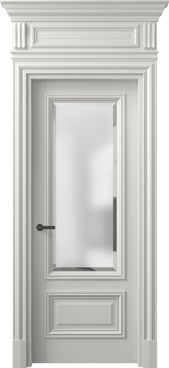 Дверь межкомнатная 7306 МСР САТ-Ф. Цвет Матовый серый. Материал Гладкая эмаль. Коллекция Антик. Картинка.