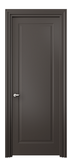 Дверь межкомнатная 8501 МАН. Цвет Матовый антрацит. Материал Гладкая эмаль. Коллекция Esse. Картинка.