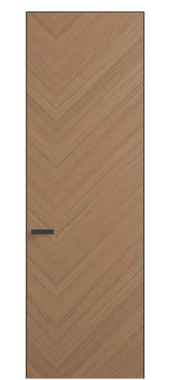 Дверь межкомнатная ПУ 0201 ДСПМР Дуб сепия матовый. Цвет Дуб сепия матовый рифт. Материал Радиальный шпон НатурВуд. Коллекция Рифт. Картинка.