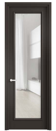 Дверь межкомнатная 6702 МАН DUNE. Цвет Матовый антрацит. Материал Гладкая эмаль. Коллекция Шарм. Картинка.
